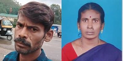 ஆலங்குளம் அருகே பெண் கொலை: கணவா் கைது